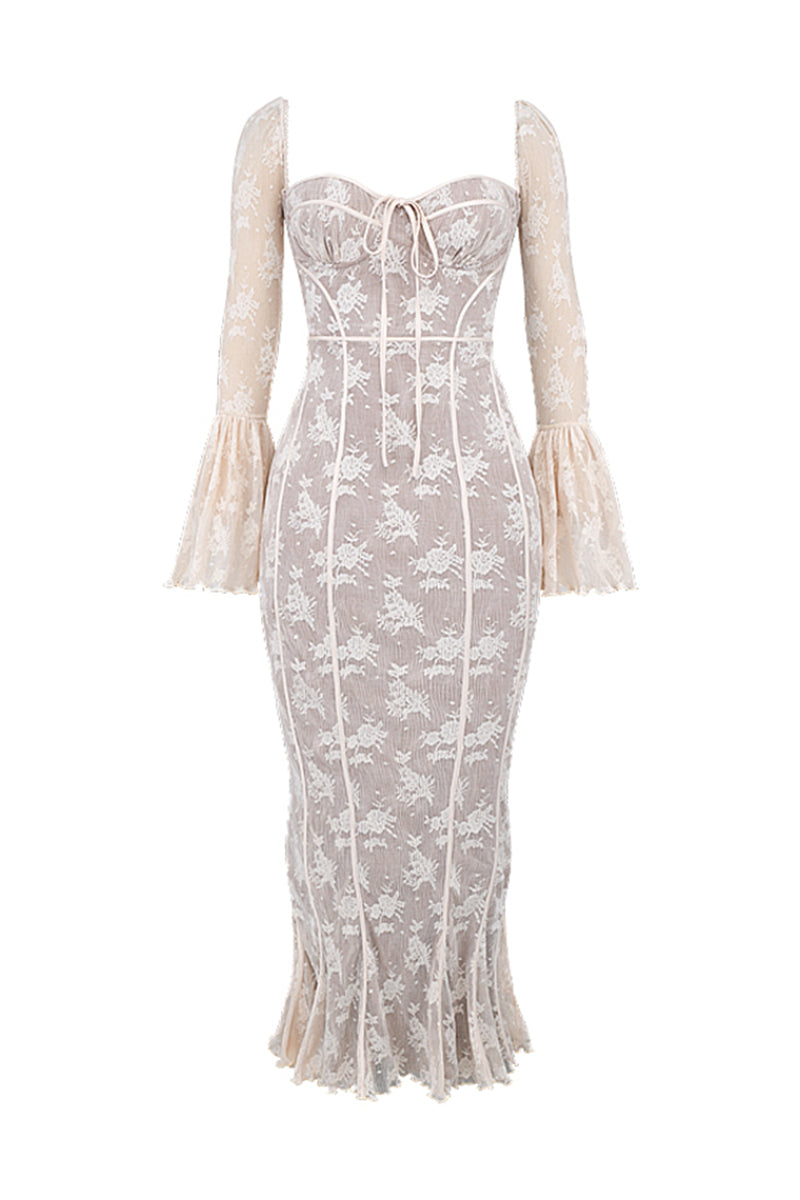 Delilah™  | Vintage Lace Maxi Dress