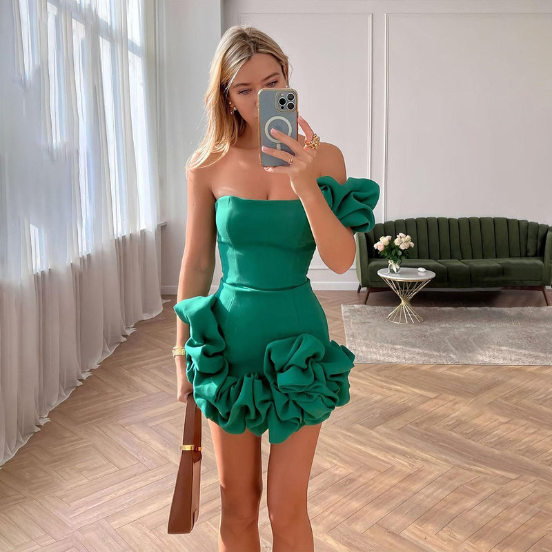 Lara™ | Ruffle Mini Dress